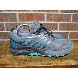 Asics Womens Gel Trabuco 9 1012A904 Gray Trail Running Shoes Sneakers Size 8